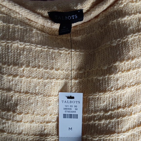 Talbots Yellow Textured Top - Picture 2 of 4